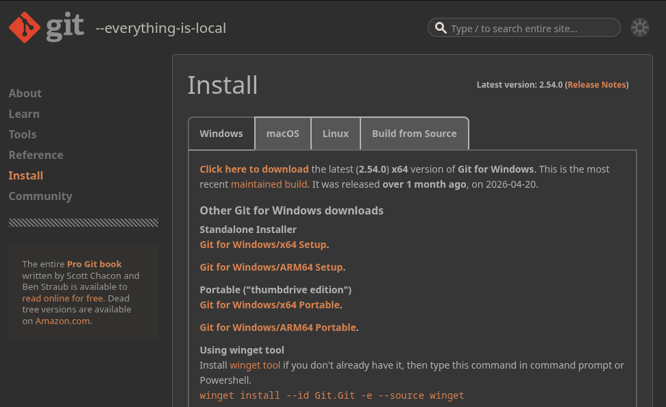 Git Download Site
