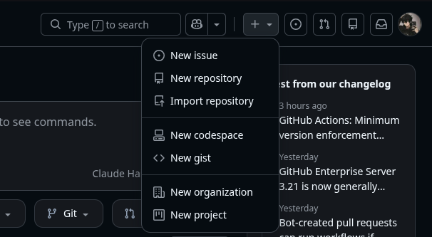 New Repo Option